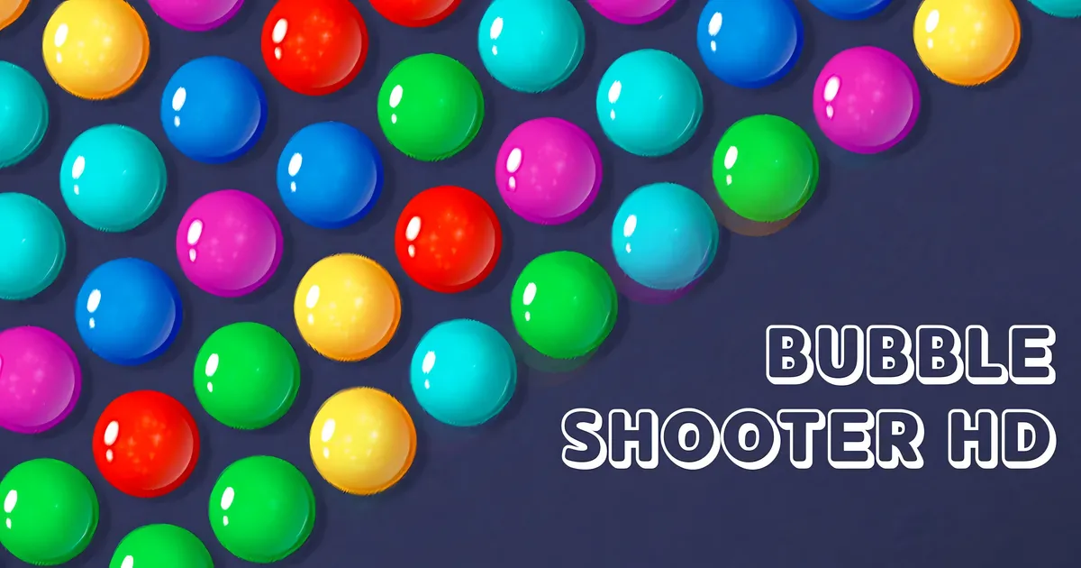 Bubbles Shooter gameplay screenshot and banner